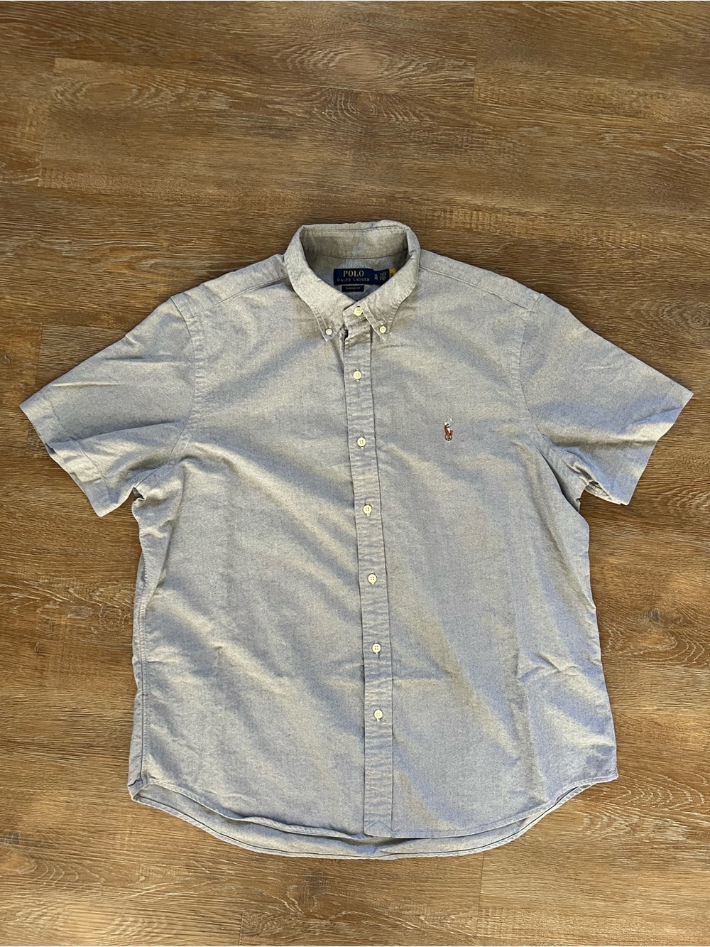 Polo Ralph Lauren Classic Fit Oxford Shirt | Blue | XL | Short Sleeve